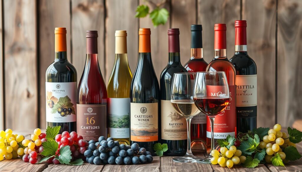 Popular organic wine varieties