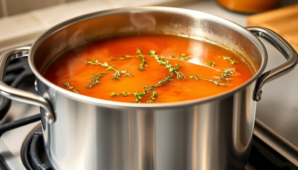 add beef broth now
