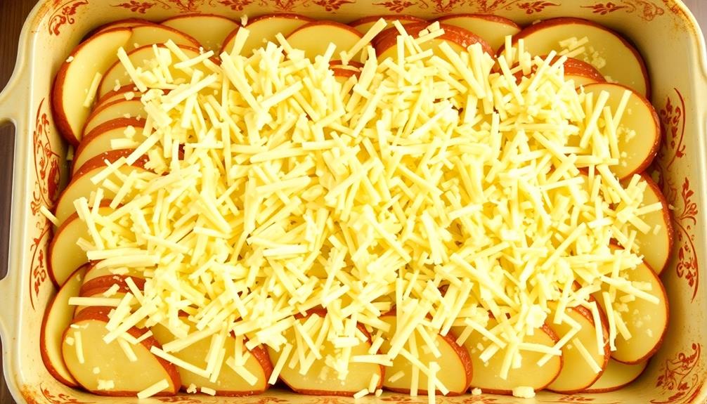 add cheese topping now