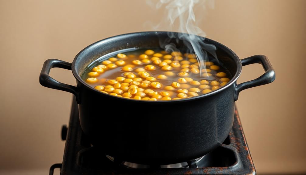 add corn simmer mixture