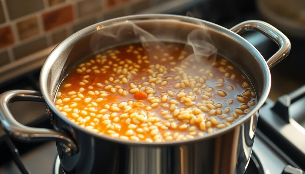 add orzo simmer gently