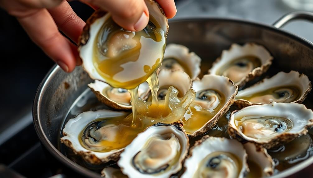 add oysters step two