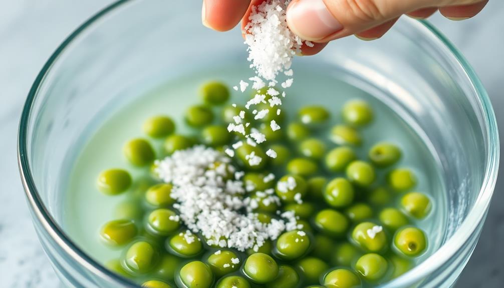 add salt to water