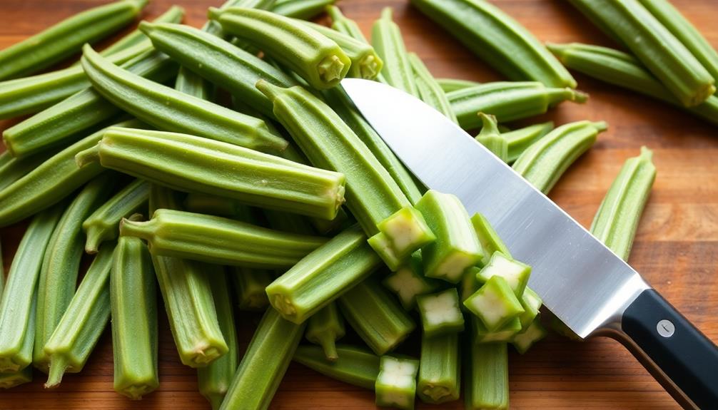 add sliced okra now