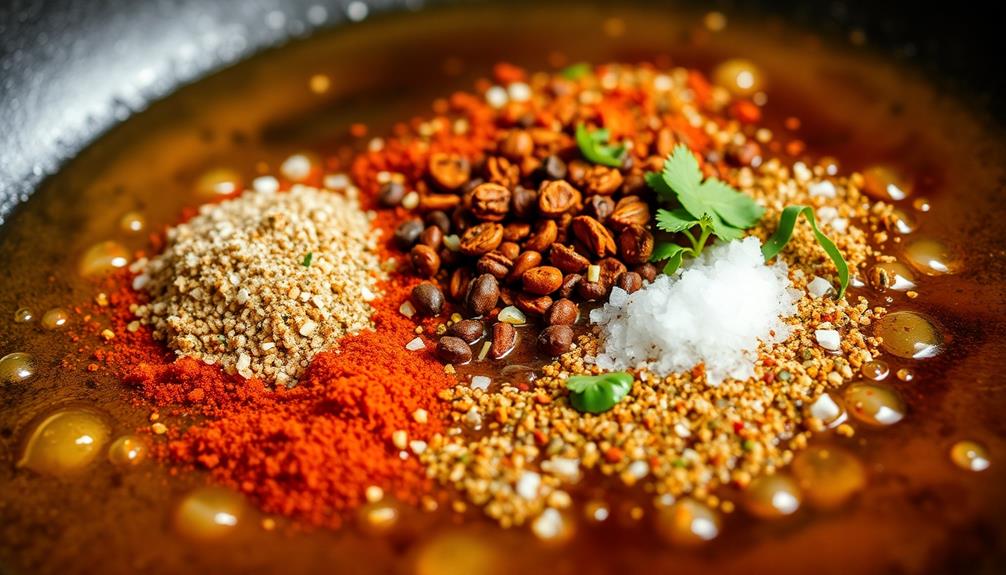 add spices and seasonings