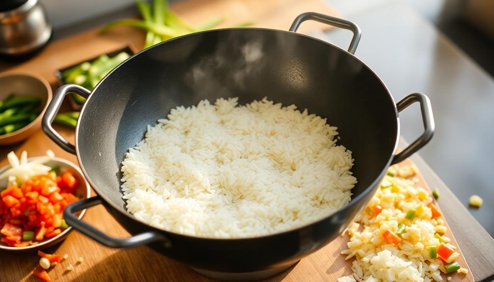 add the rice now