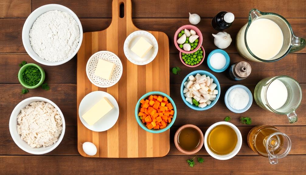 assemble pie crust layers