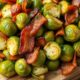 bacon infused roasted brussels sprouts