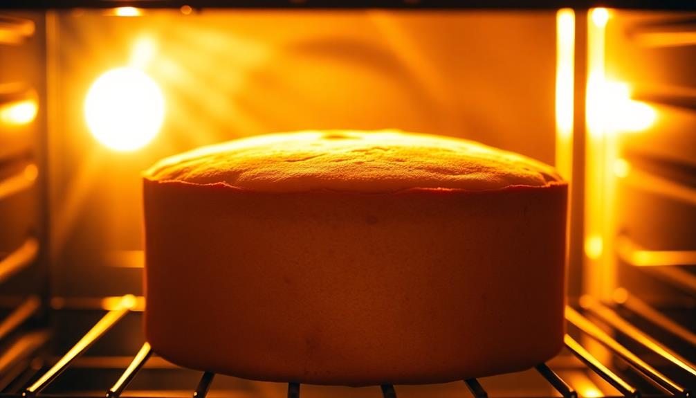 bake cake thirty minutes