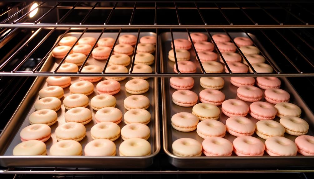 bake macarons in oven