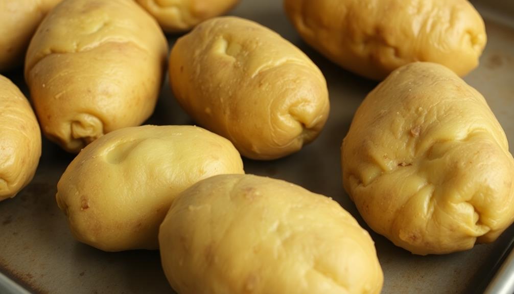 bake potatoes until tender