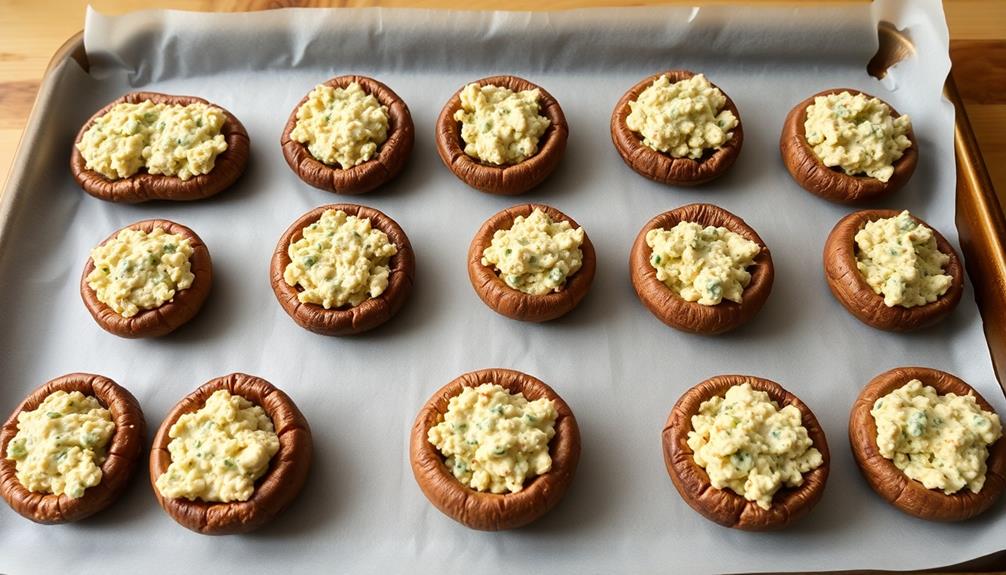 bake stuffed mushrooms now