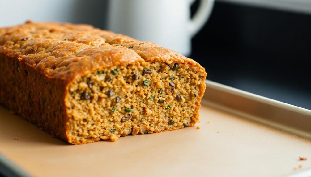 bake the lentil loaf