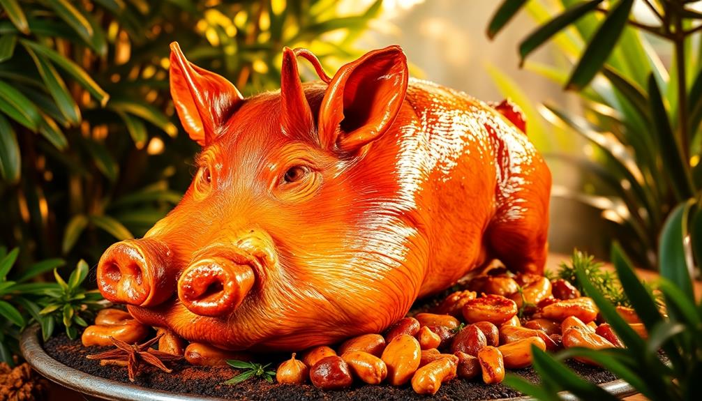 balinese roasted pig delicacy