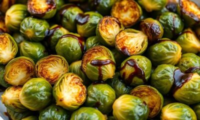 balsamic glazed roasted brussels sprouts