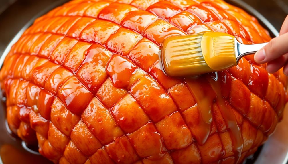 baste ham with glaze