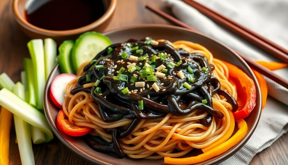 black bean sauce noodles