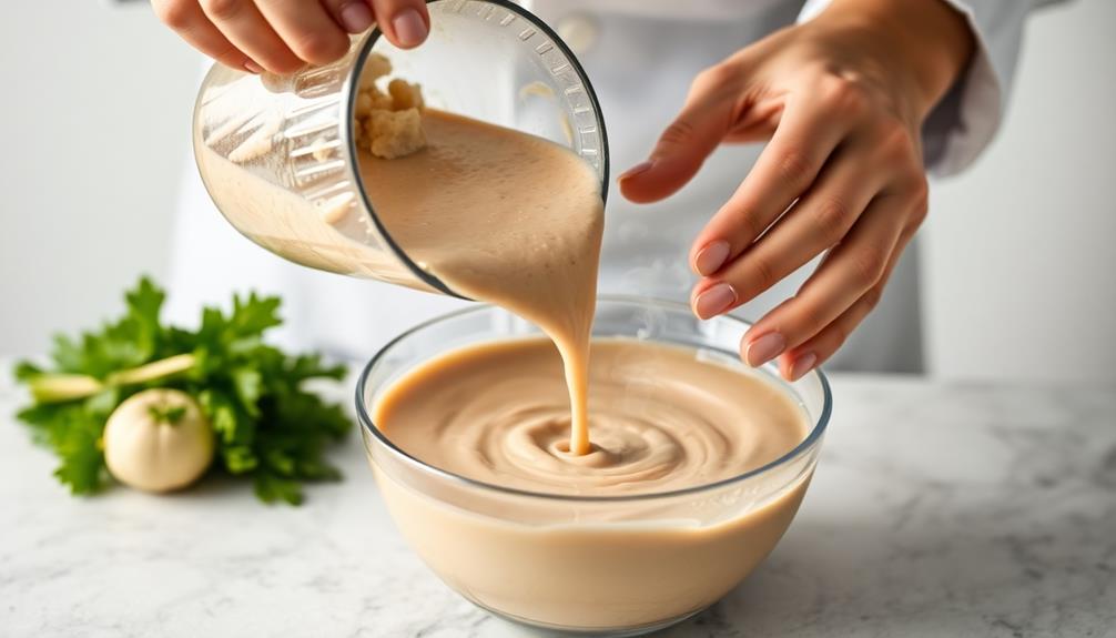 blend placeholder smooth paste