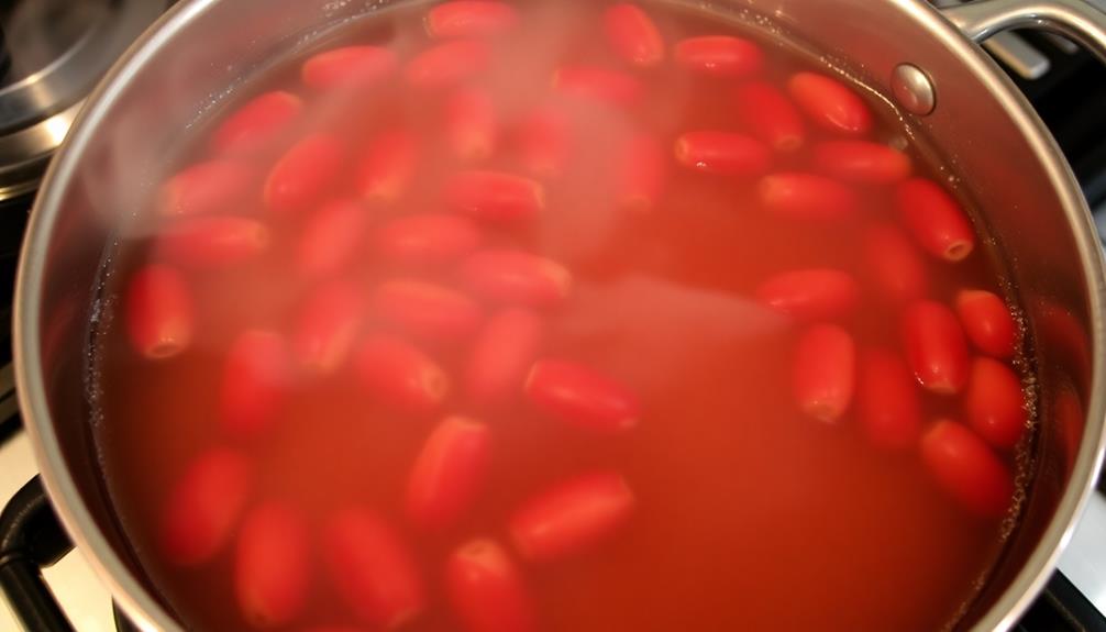 boil beans until tender