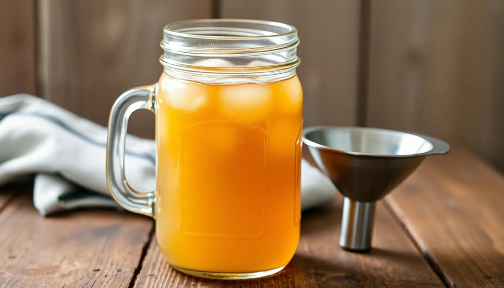 bottle pressed apple juice
