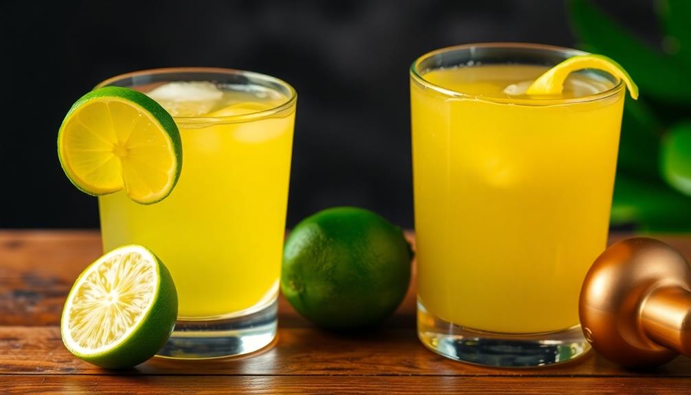 brazilian lime sugar cocktail