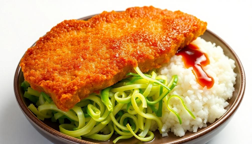 breaded pork cutlet dish