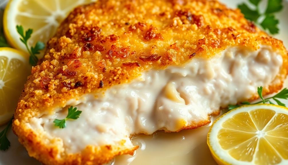 breaded veal cutlet dish