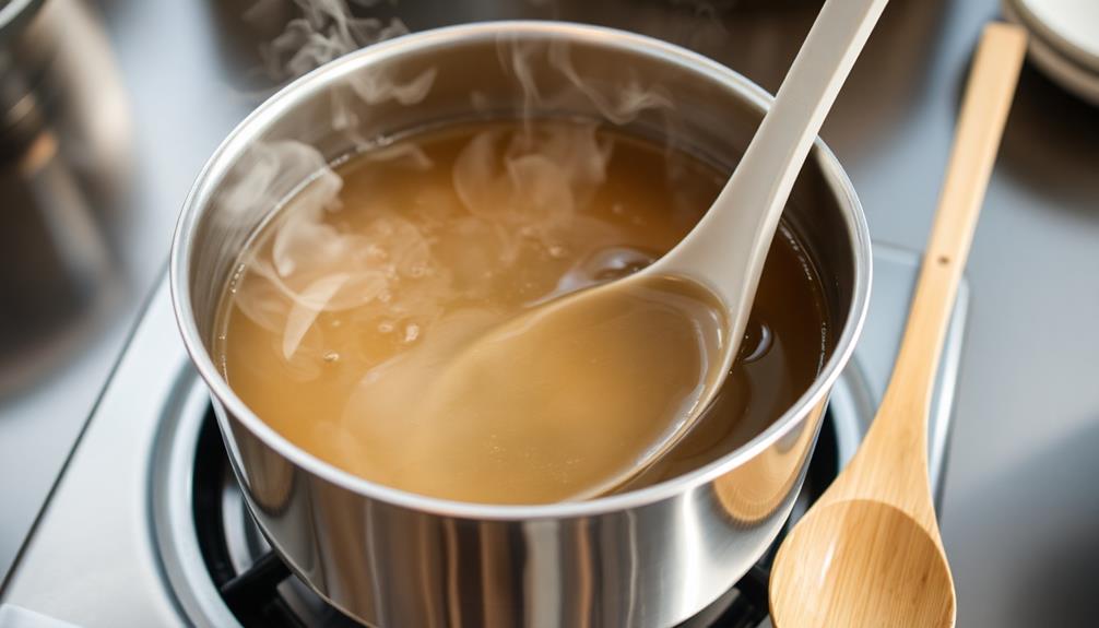 bring broth to boil
