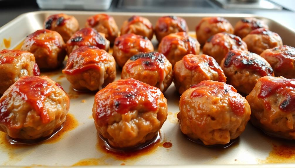 broil meatballs until browned