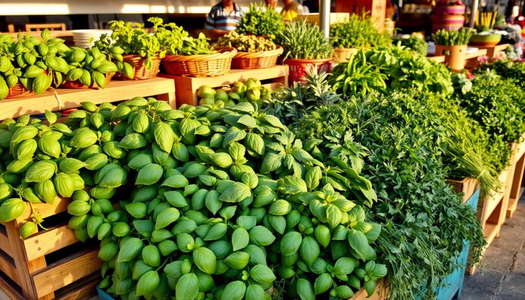 buying fresh herbs