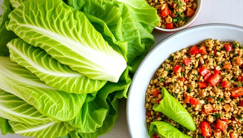 cabbage leaves filled filling