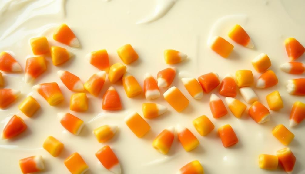 candy corn topping step