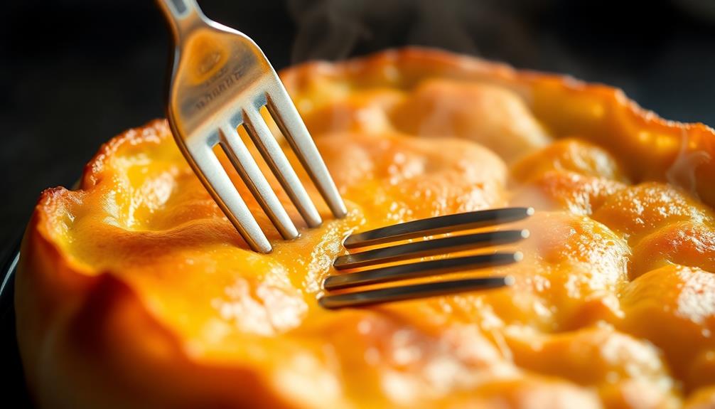 check food doneness carefully