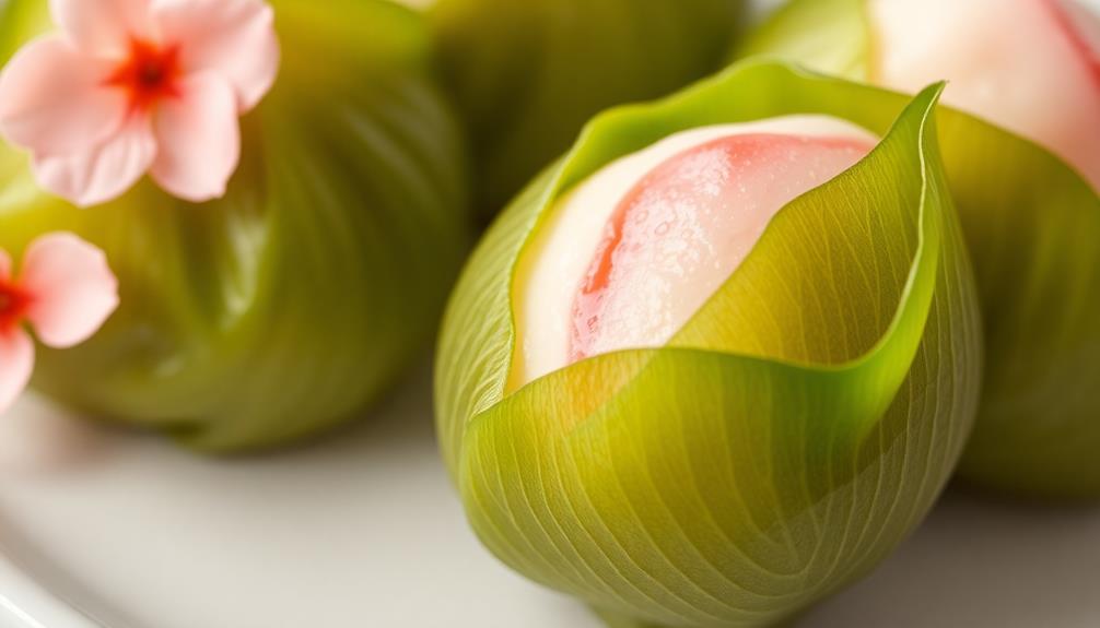 cherry blossom rice cake