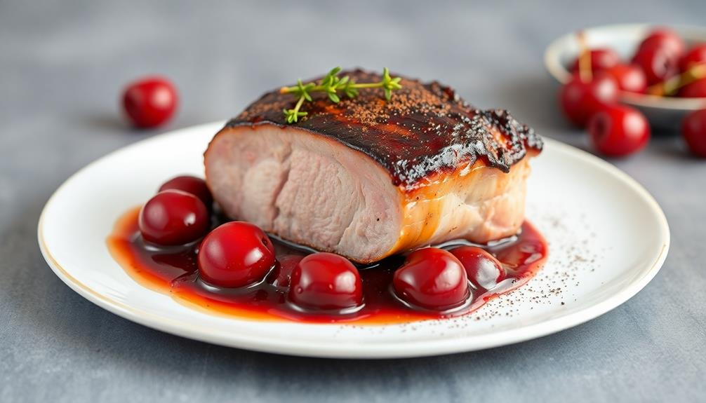 cherry glazed pork tenderloin recipe