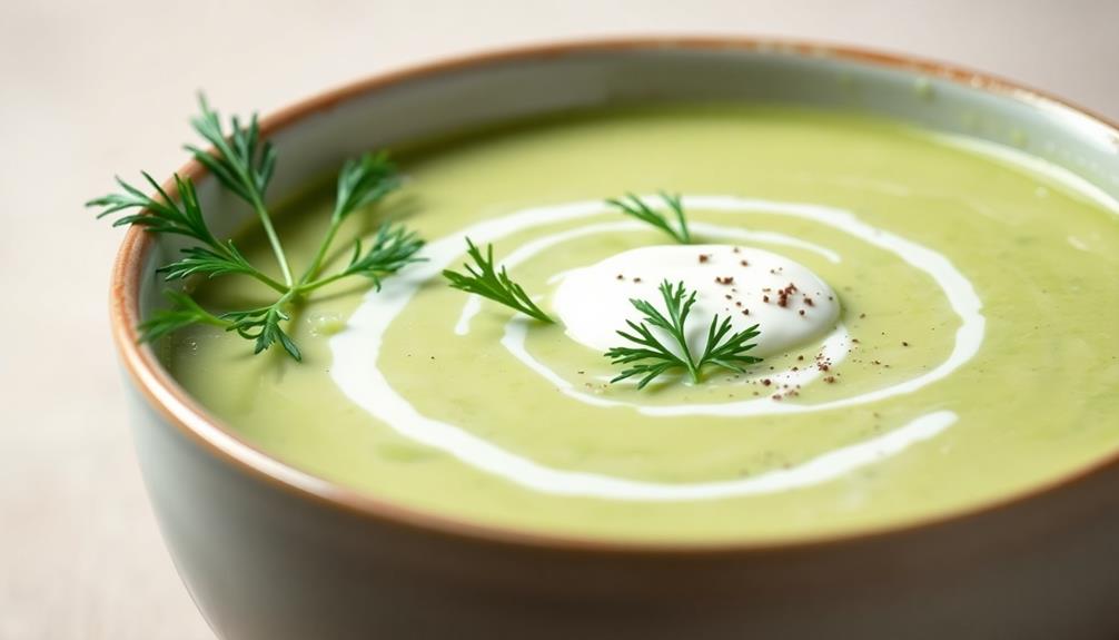 chilled cucumber soup recipe