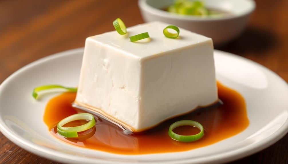 chilled tofu dish preparation