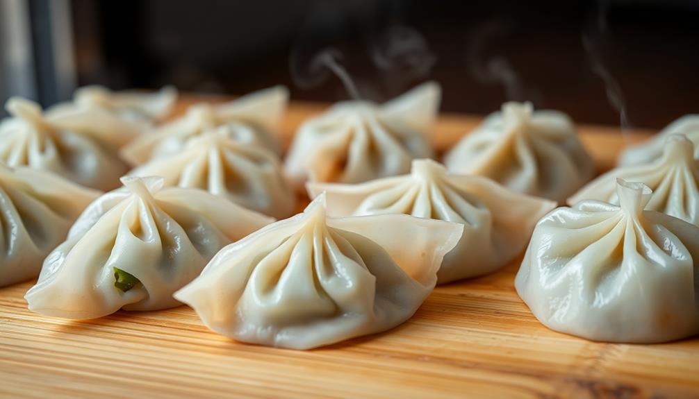 chinese dumplings filled meat