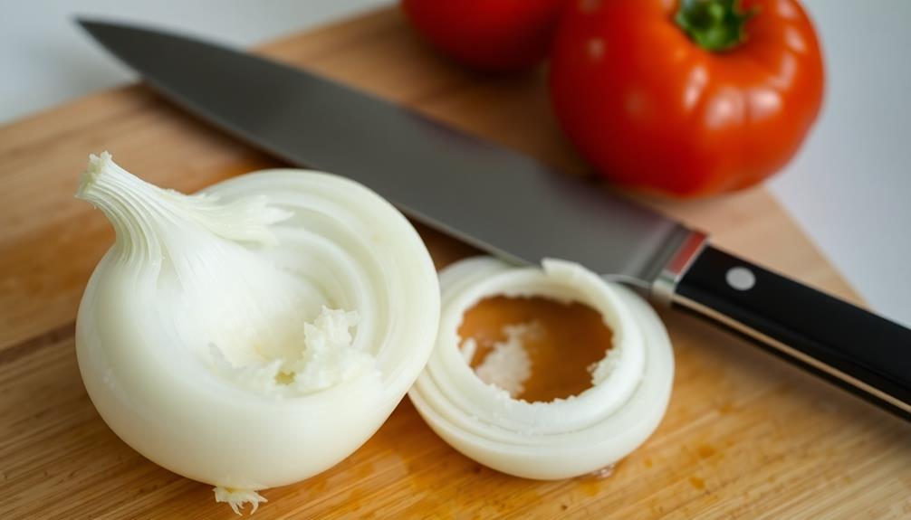 chop onions and tomatoes