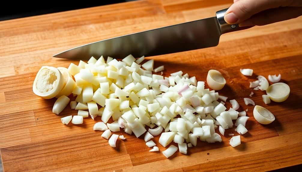 chop saut garlic onions