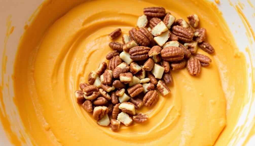 chopped pecans addition step