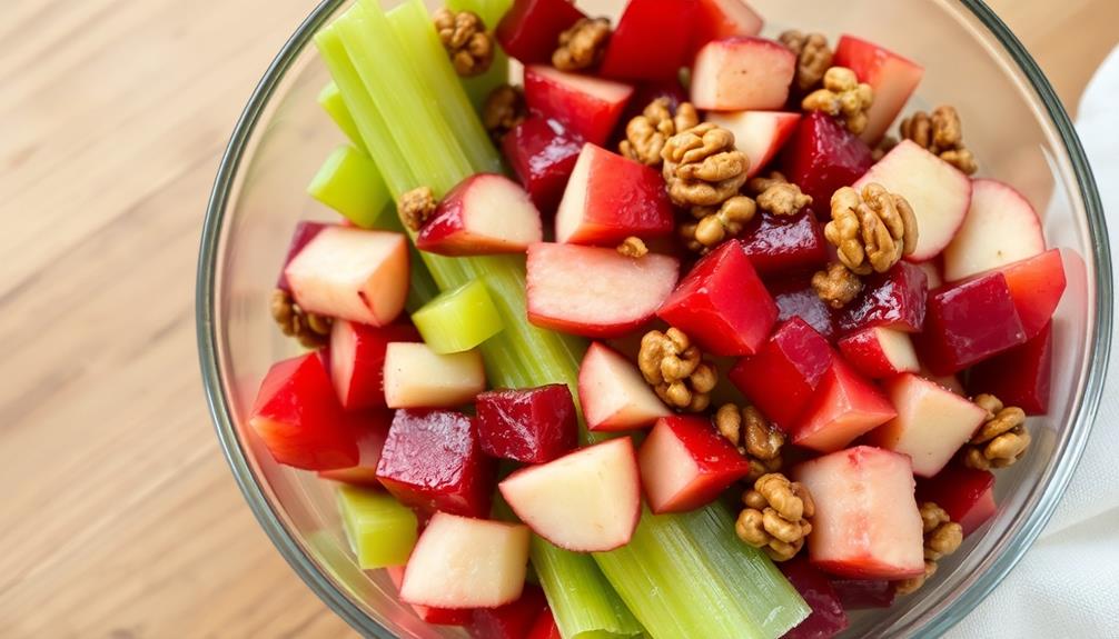 classic fruit and nut salad