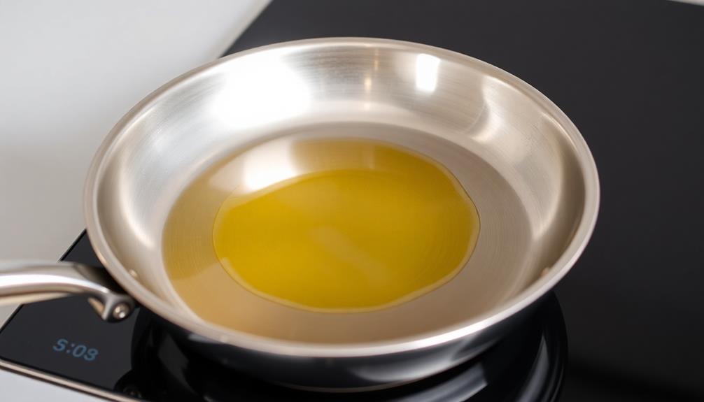 coat pan with oil