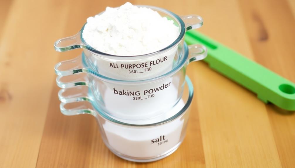 combine dry ingredients thoroughly