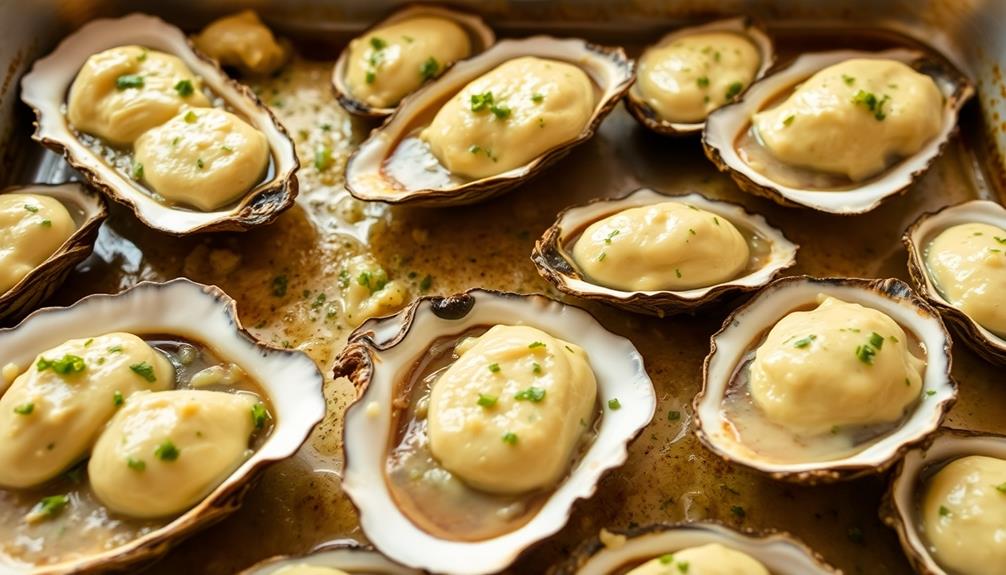 combine sauce and oysters