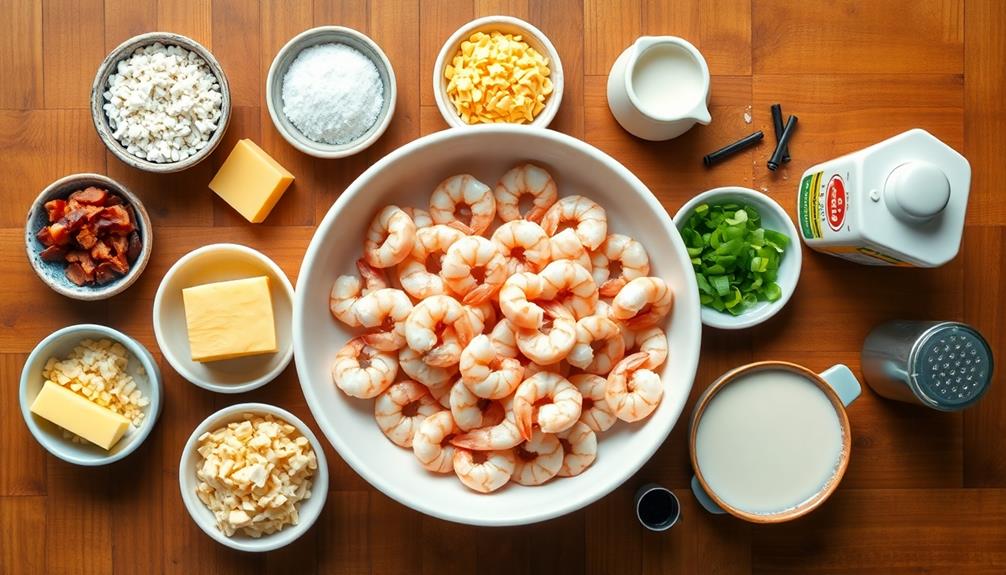 combine shrimp and grits