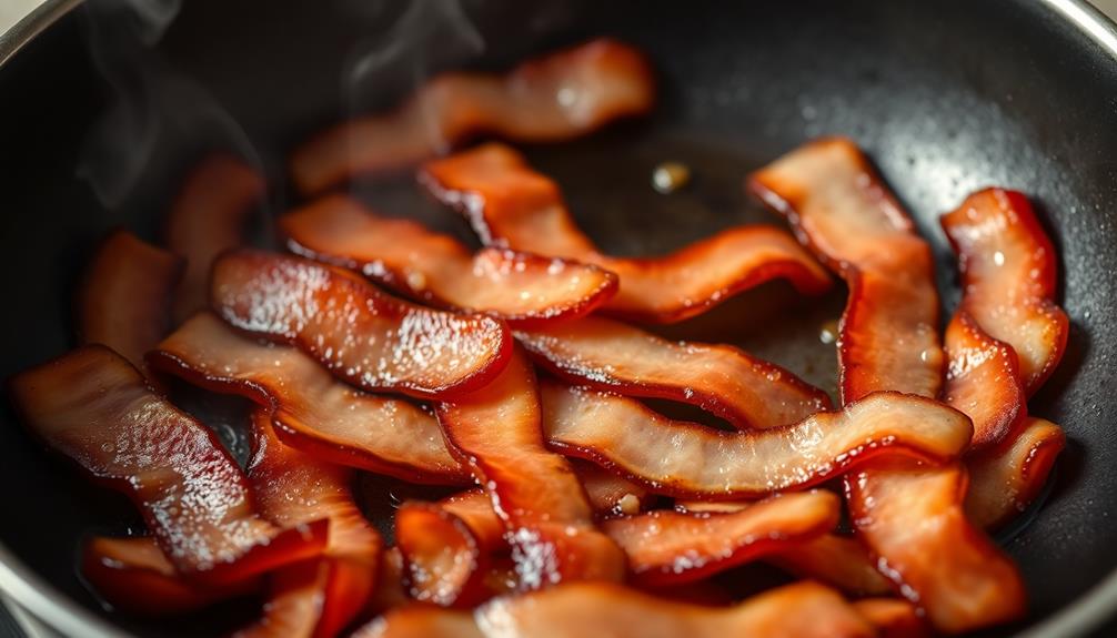 cook bacon until crisp