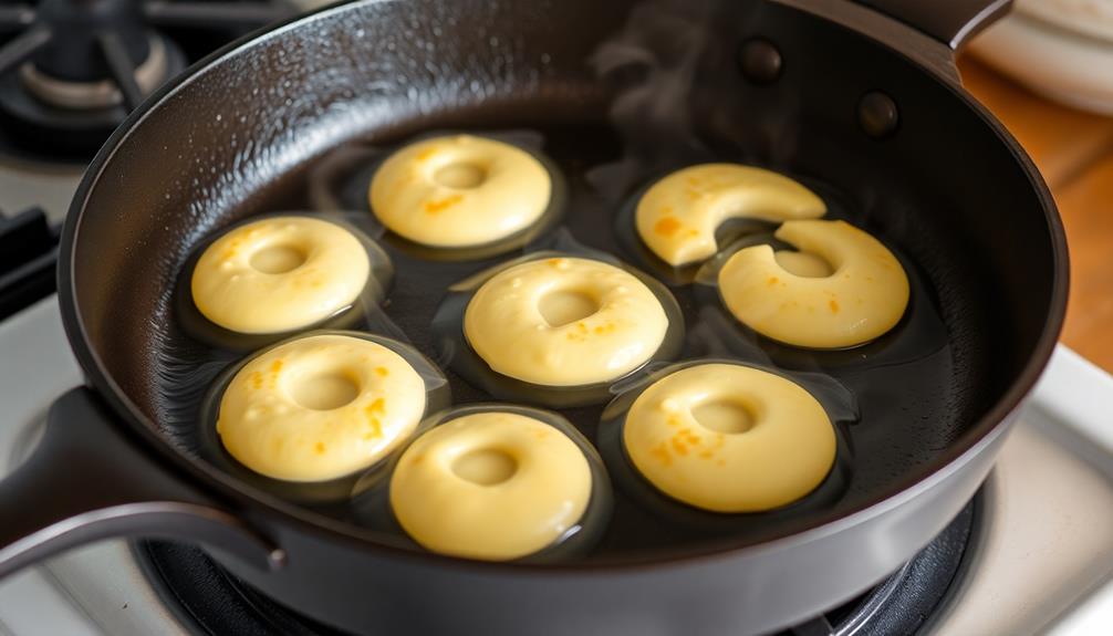 cook batter on griddle