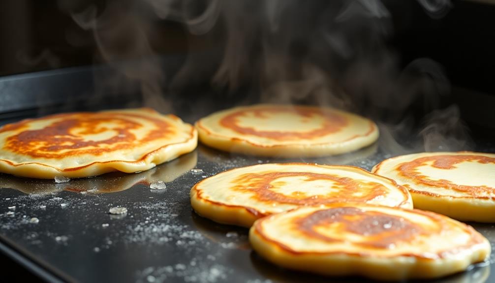 cook on preheated griddle