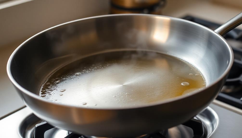 cook placeholder in skillet